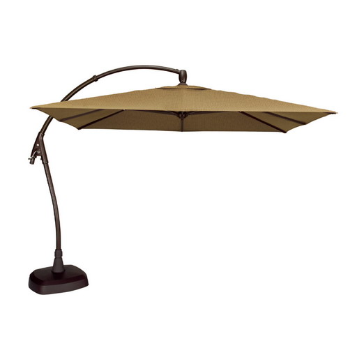 empire patio umbrella California Umbrella Rodeo Collection AAT758A002-48020 7.5' Patio Umbrella With Silver Anodized Aluminum Pole Aluminum Ribs Deluxe Pulley Lift System
